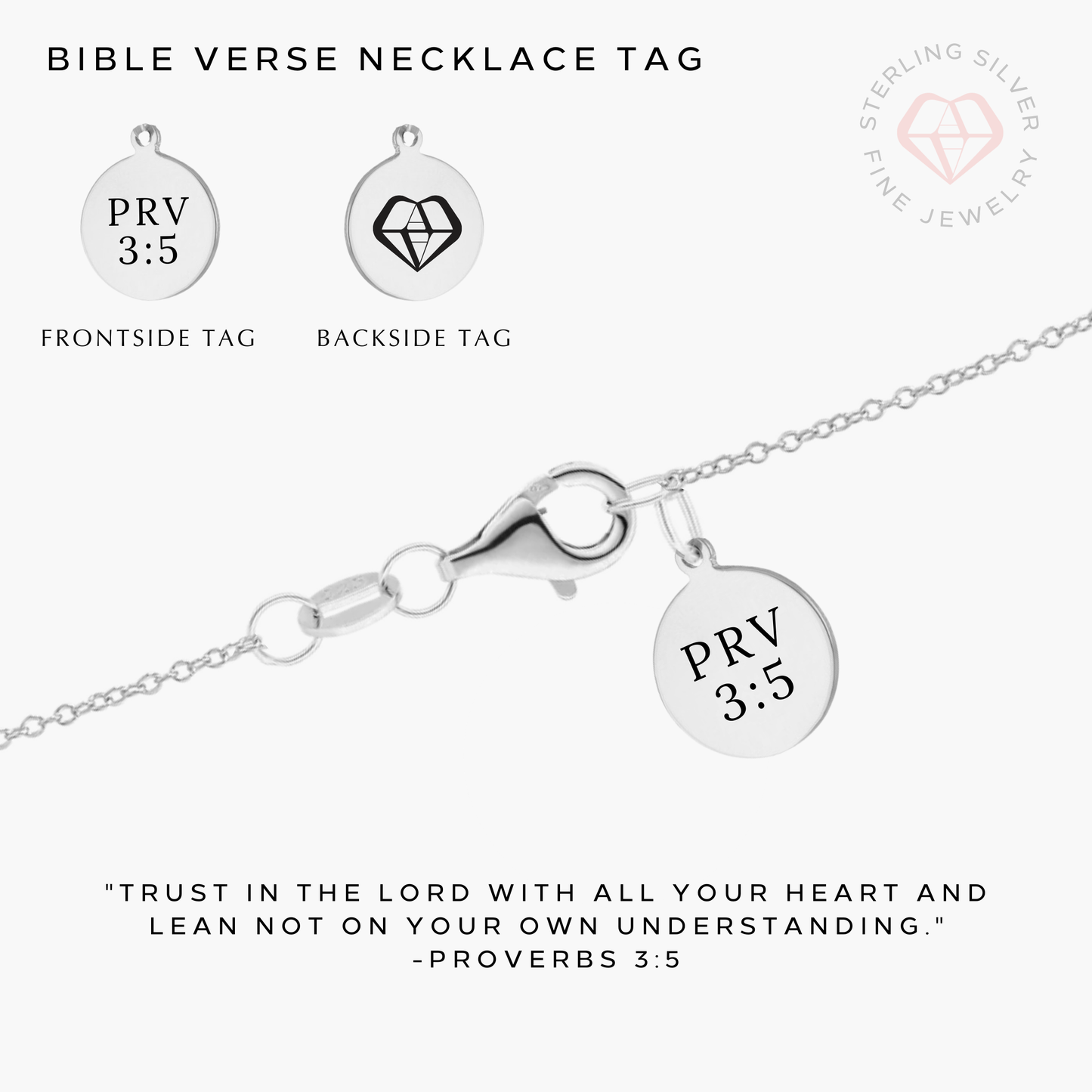 My Hope Necklace- Gold Vermeil & Sterling Silver - Journeys of Faith