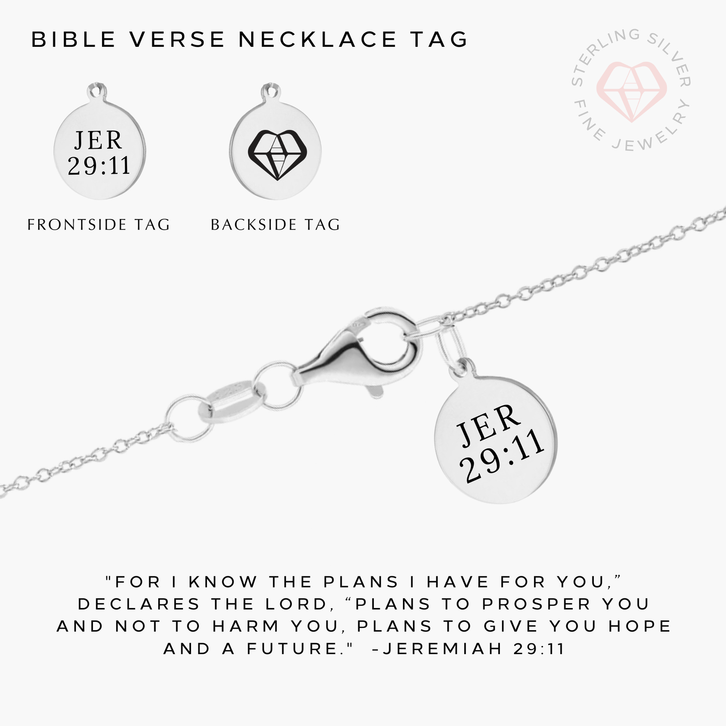 Matthew 3:16 Dove Necklace- Gold Vermeil, Sterling Silver & Rose Gold - Journeys of Faith