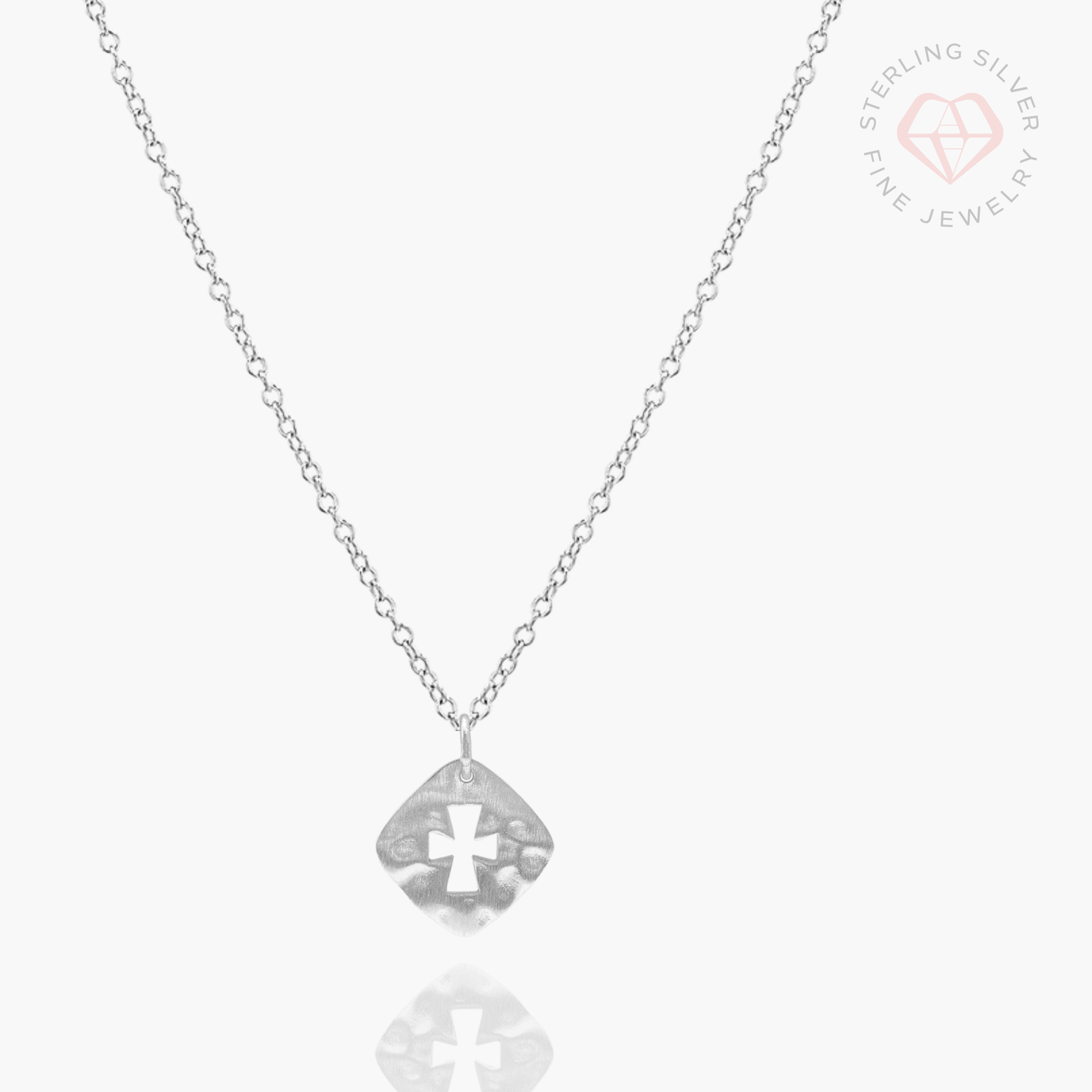 My Stronghold Necklace- Gold Vermeil & Sterling Silver - Journeys of Faith