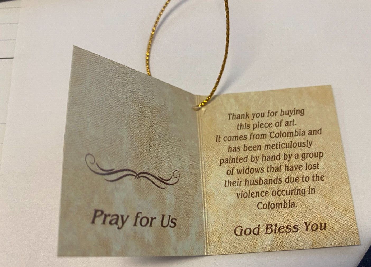 Our Lady of Medjugorje 11" Statue from Colombia, New #L070 - Bob and Penny Lord Journeys of Faith