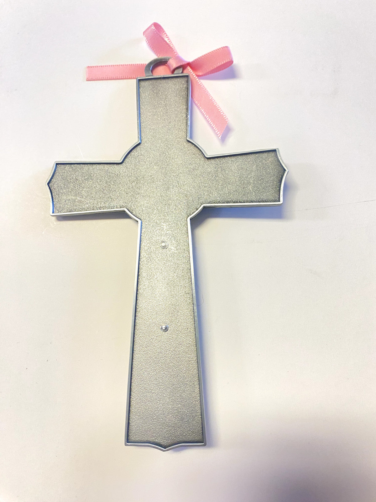 Girl's Pink Heart Crib Cross, New, #AB-161-2 - Journeys of Faith