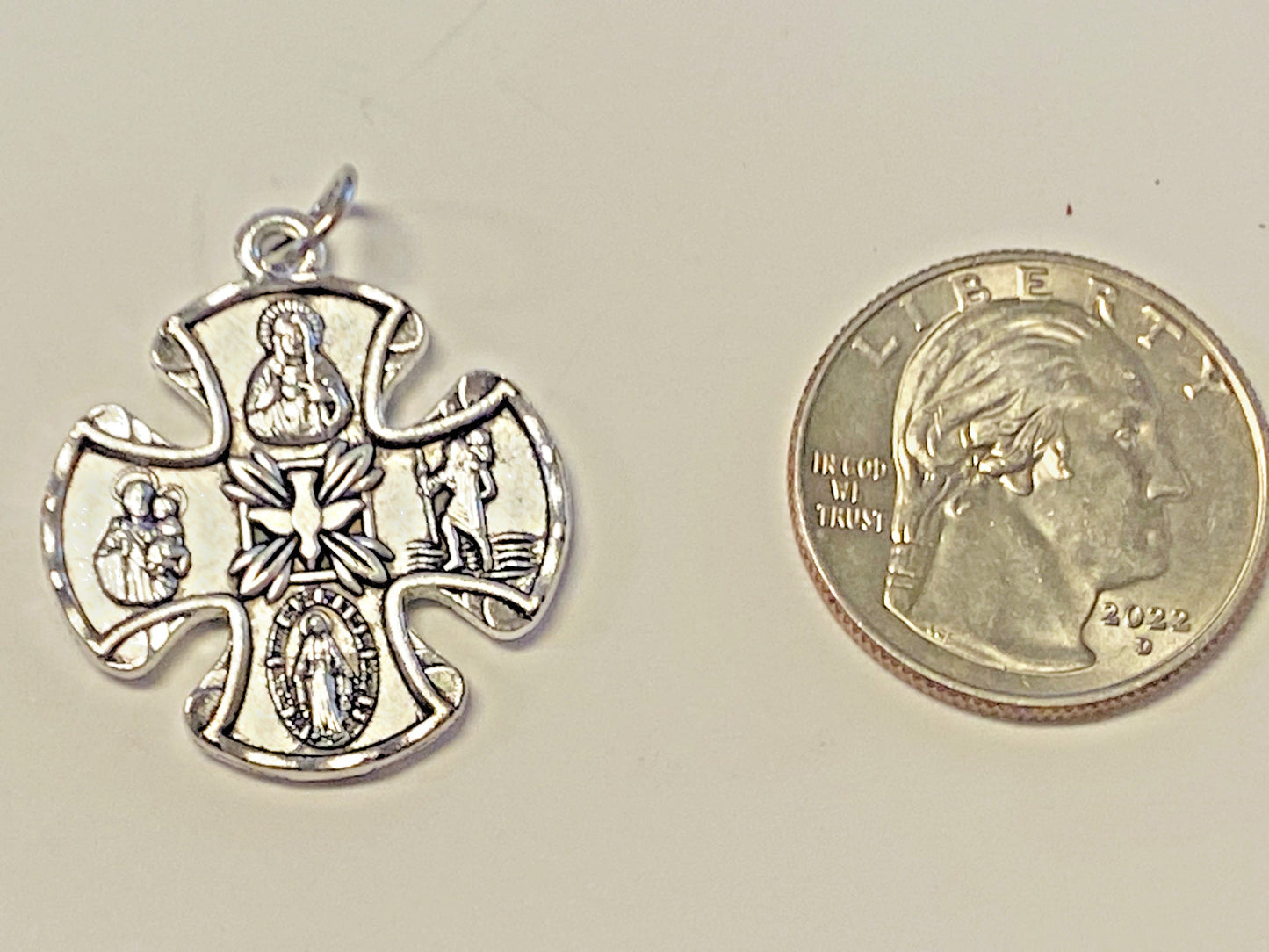 Four Way Cross Pendant, 1" New, #MD-001 - Journeys of Faith