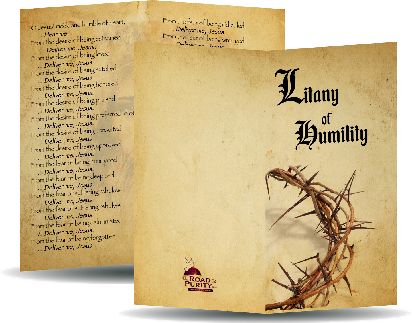 Litany of Humility - Prayer Card (c) - Journeys of Faith