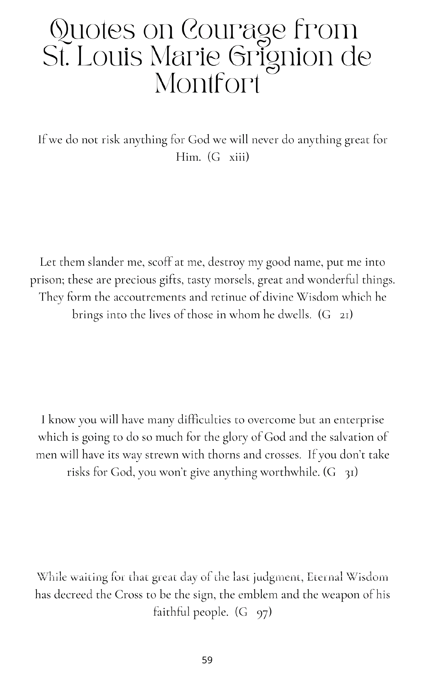 Saint Quotes on Courage Volume 1 (C) - Journeys of Faith