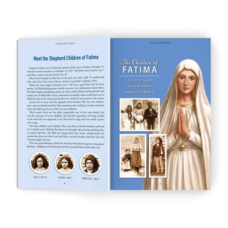 Fatima Family Handbook and Glory Story CD #13 Set - Journeys of Faith
