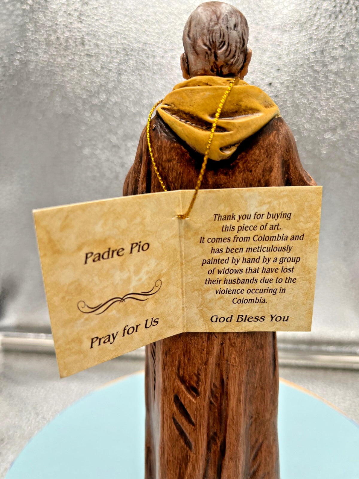 Padre Pio 8 " Statue, New from Colombia #L009 - Journeys of Faith