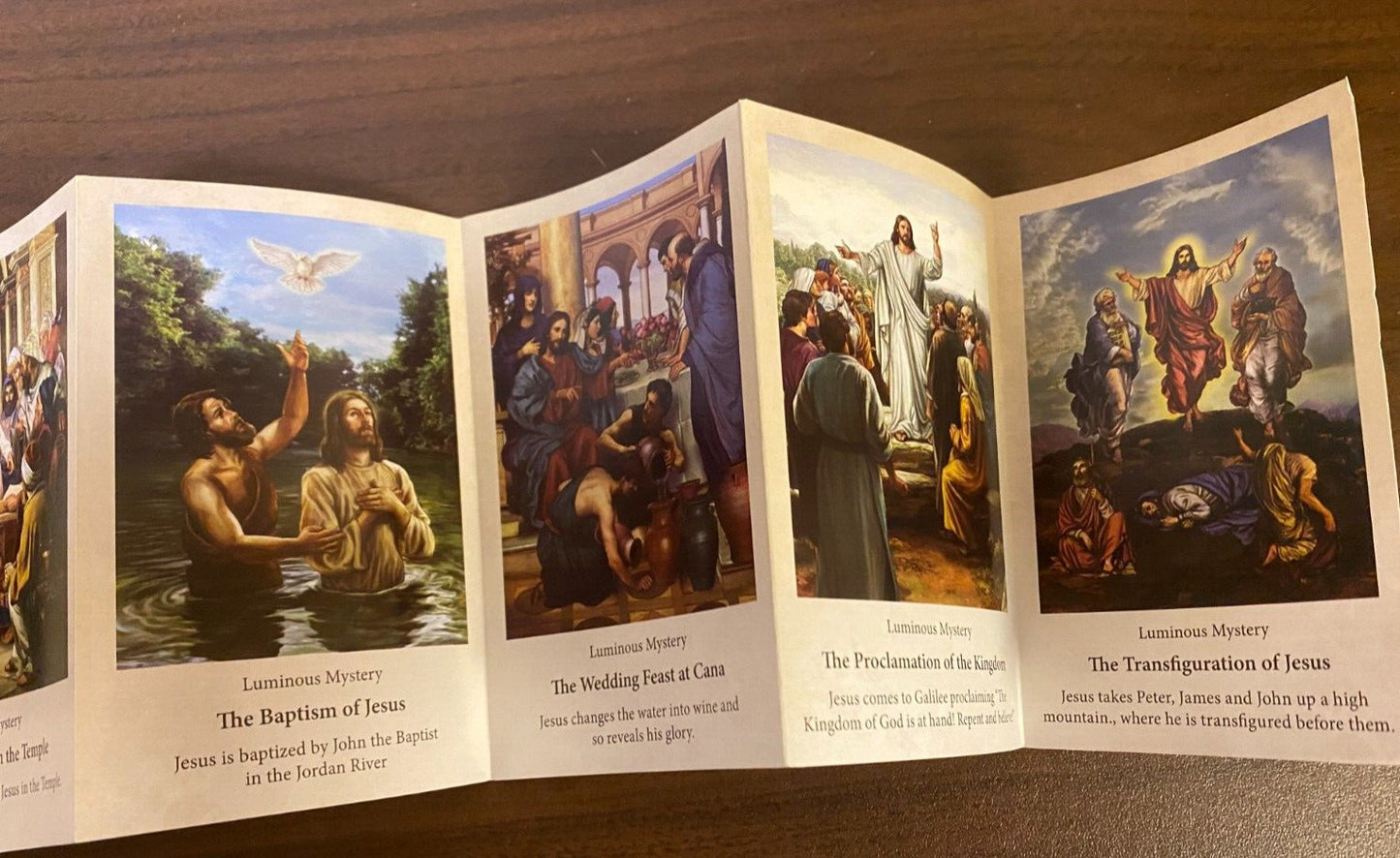 The Mysteries of the Rosary Pocket Folder, New - Journeys of Faith