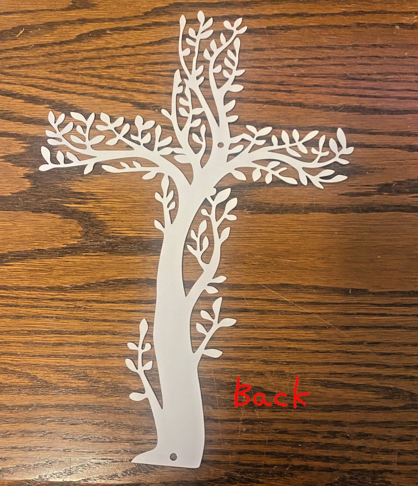 Tree of Life Metal 12" Cross Wall Art, New #AB-339-R2 - Journeys of Faith