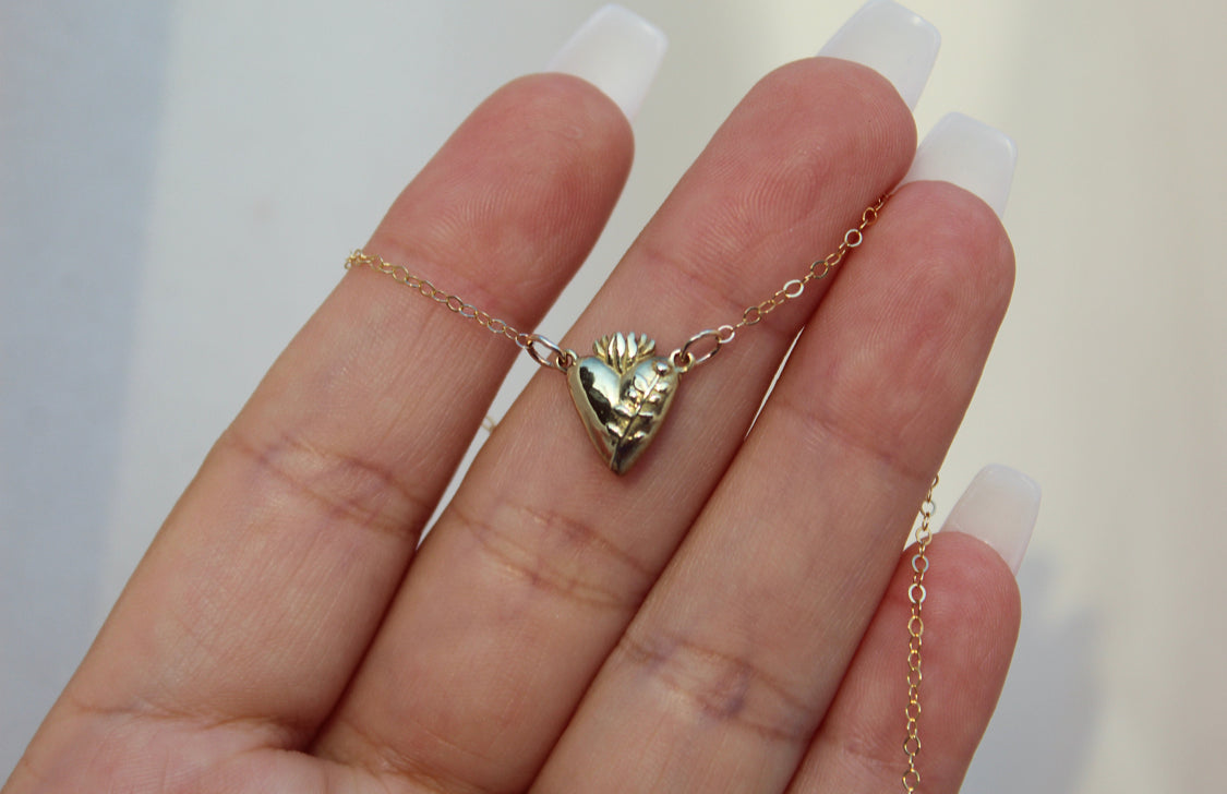 Holy Hearts™ Chaste Heart Of St. Joseph Necklace - Journeys of Faith