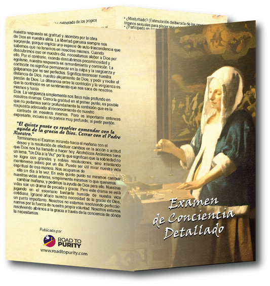 Detailed Examination of Conscience - Prayer Card -SPANISH (c) - Journeys of Faith