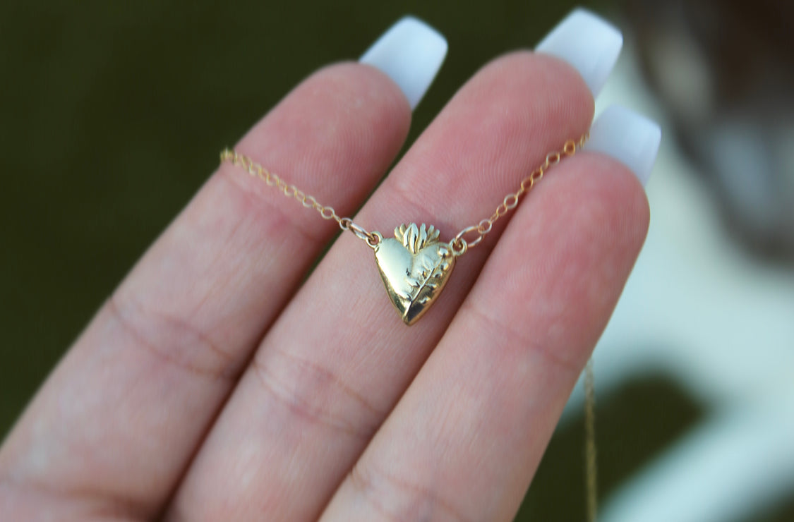 Holy Hearts™ Chaste Heart Of St. Joseph Necklace - Journeys of Faith