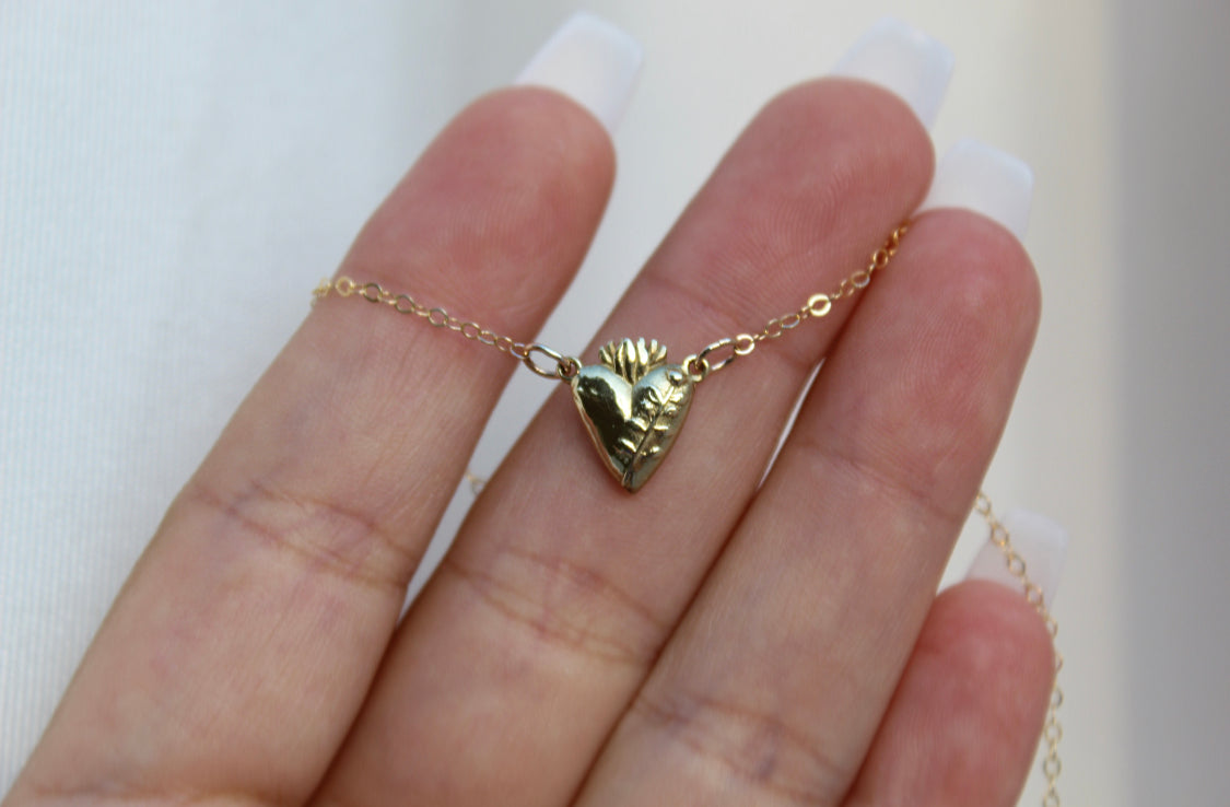 Holy Hearts™ Chaste Heart Of St. Joseph Necklace - Journeys of Faith