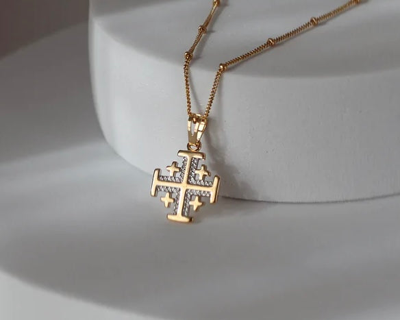 Jerusalem Cross Necklace - Journeys of Faith