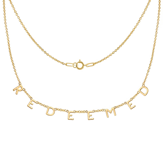 REDEEMED Necklace in Gold-Filled and Sterling Silver - Journeys of Faith
