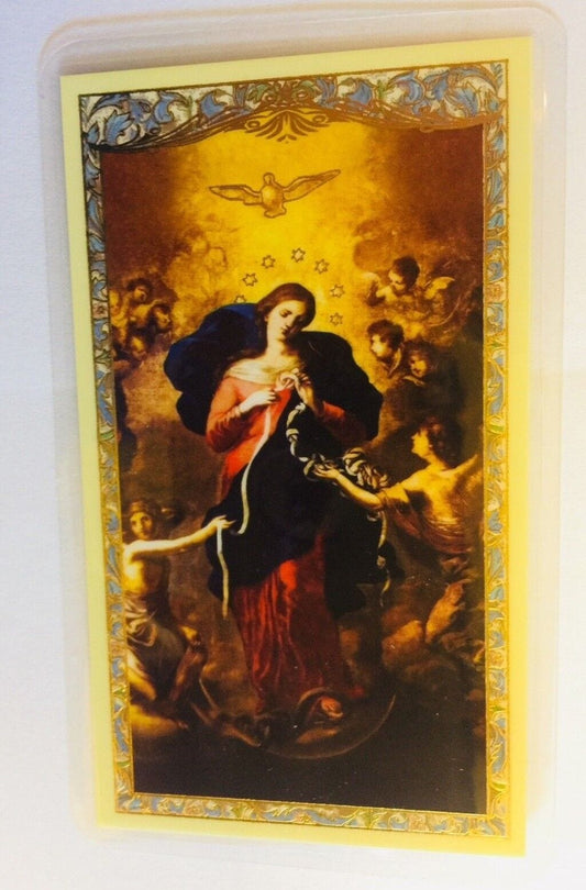Our Lady Undoer (Untier) of Knots Laminated Prayer Card, New - Bob and Penny Lord Journeys of Faith