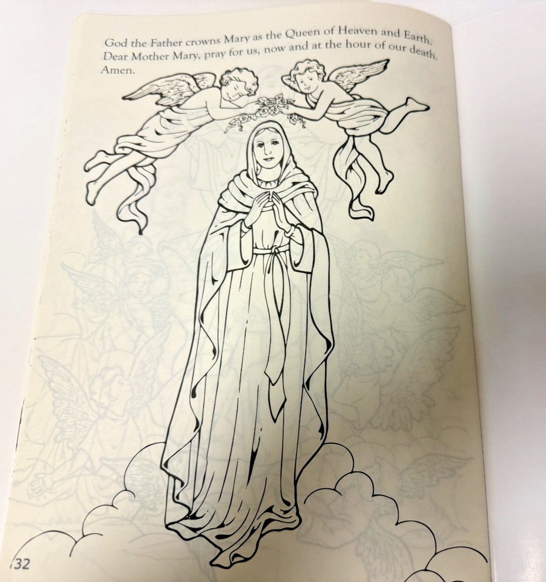 The Life of Mary Coloring Book for Children, New #AB-433-R2