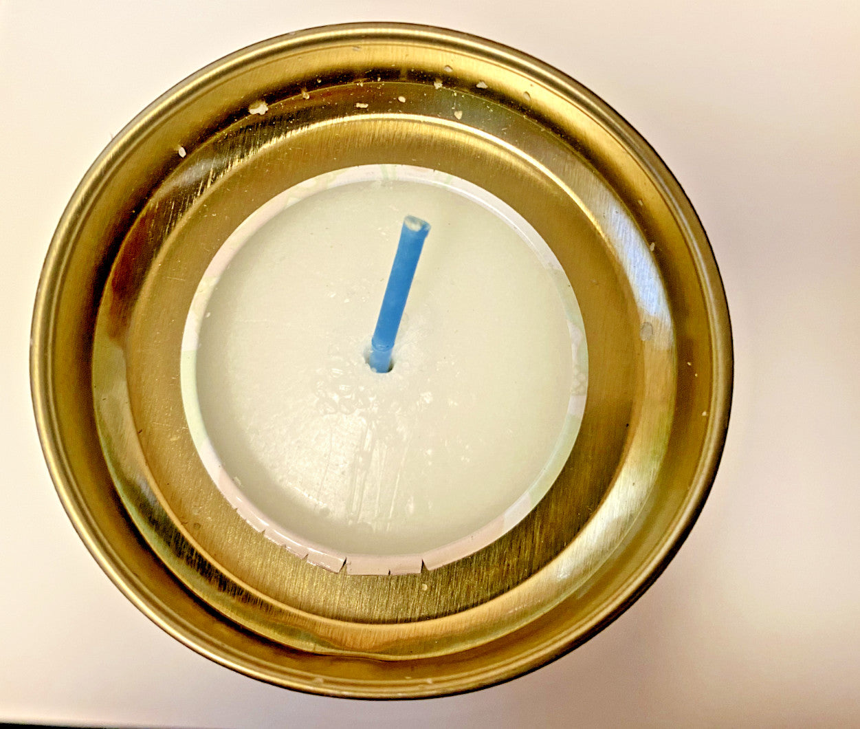 Our Lady of Grace votive candle, 5.7/8 inches, from Bob and Penny Lord, featuring religious imagery and spiritual symbolism.