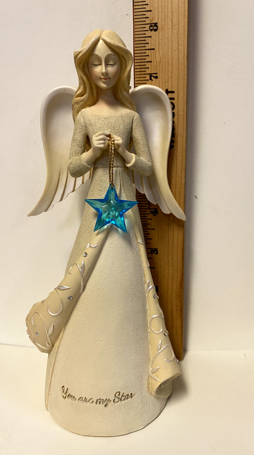 Foundations by Enesco 7.5" " You are my star" Angel, New - Journeys of Faith