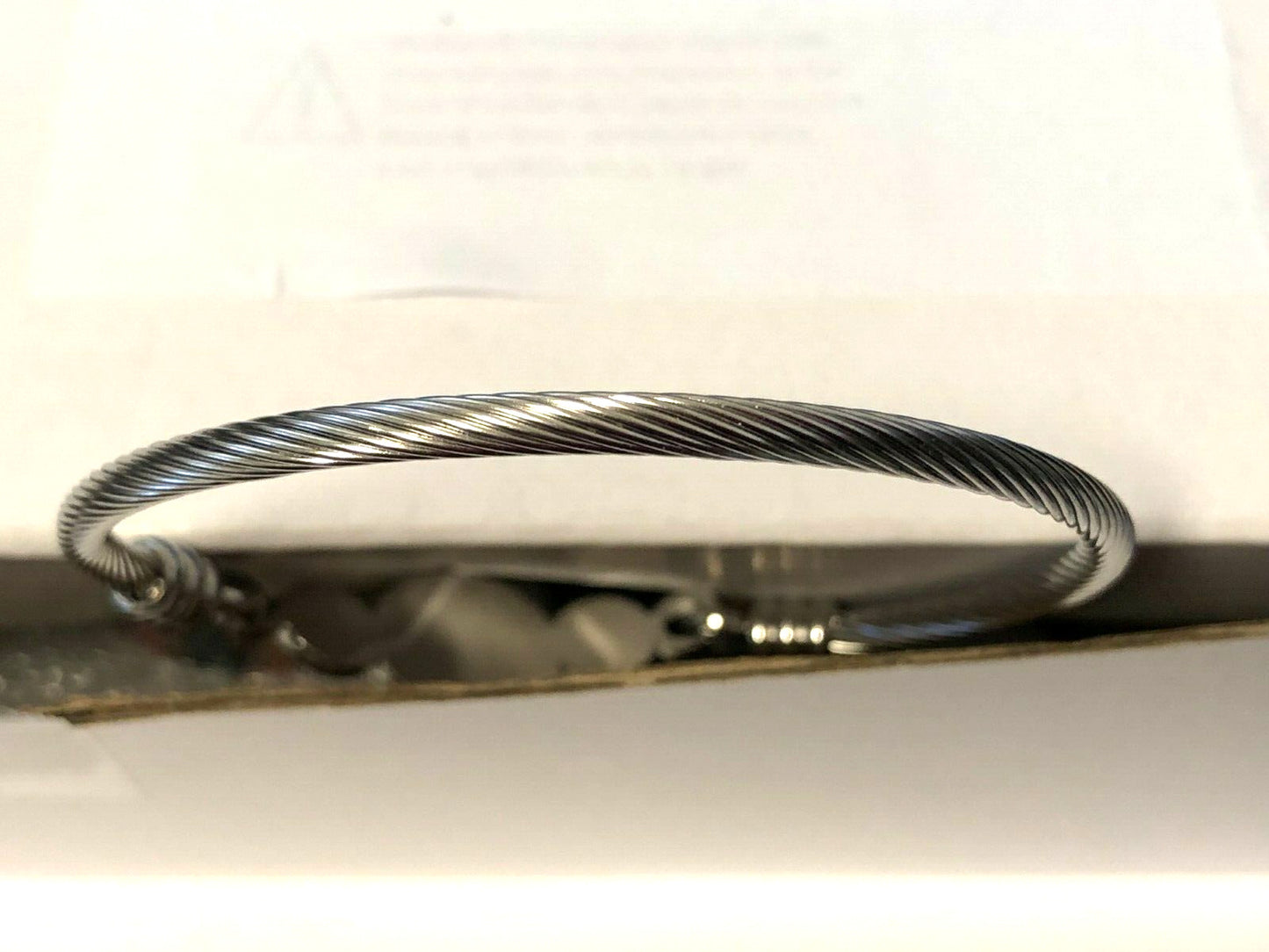Saint Benedict Medal on Gold or Silver Bangle Bracelet, New - Journeys of Faith