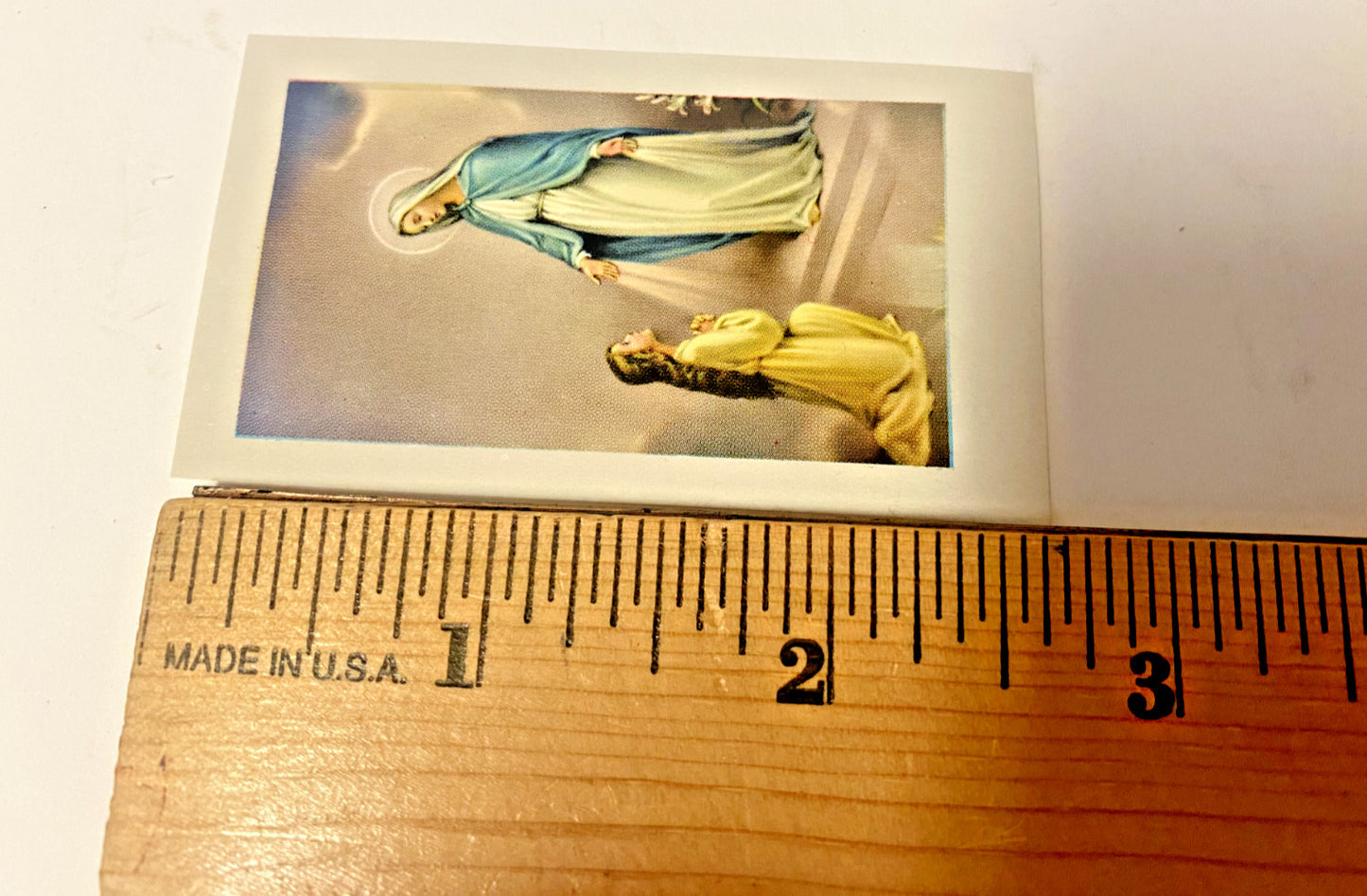 Our Lady of Grace Small Image Card + 2" Medal , New #GFTSHP - Journeys of Faith