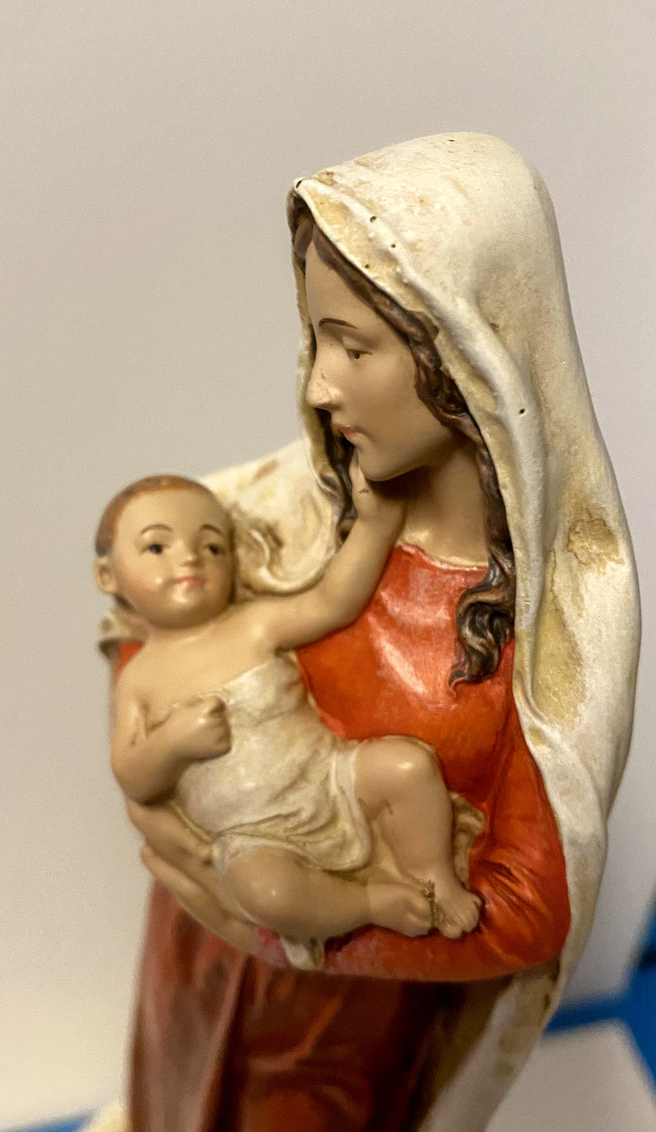 Bl Mother & Child /Titled "Child's Touch" 8.75" Musical Figurine, New #RM-029 - Journeys of Faith
