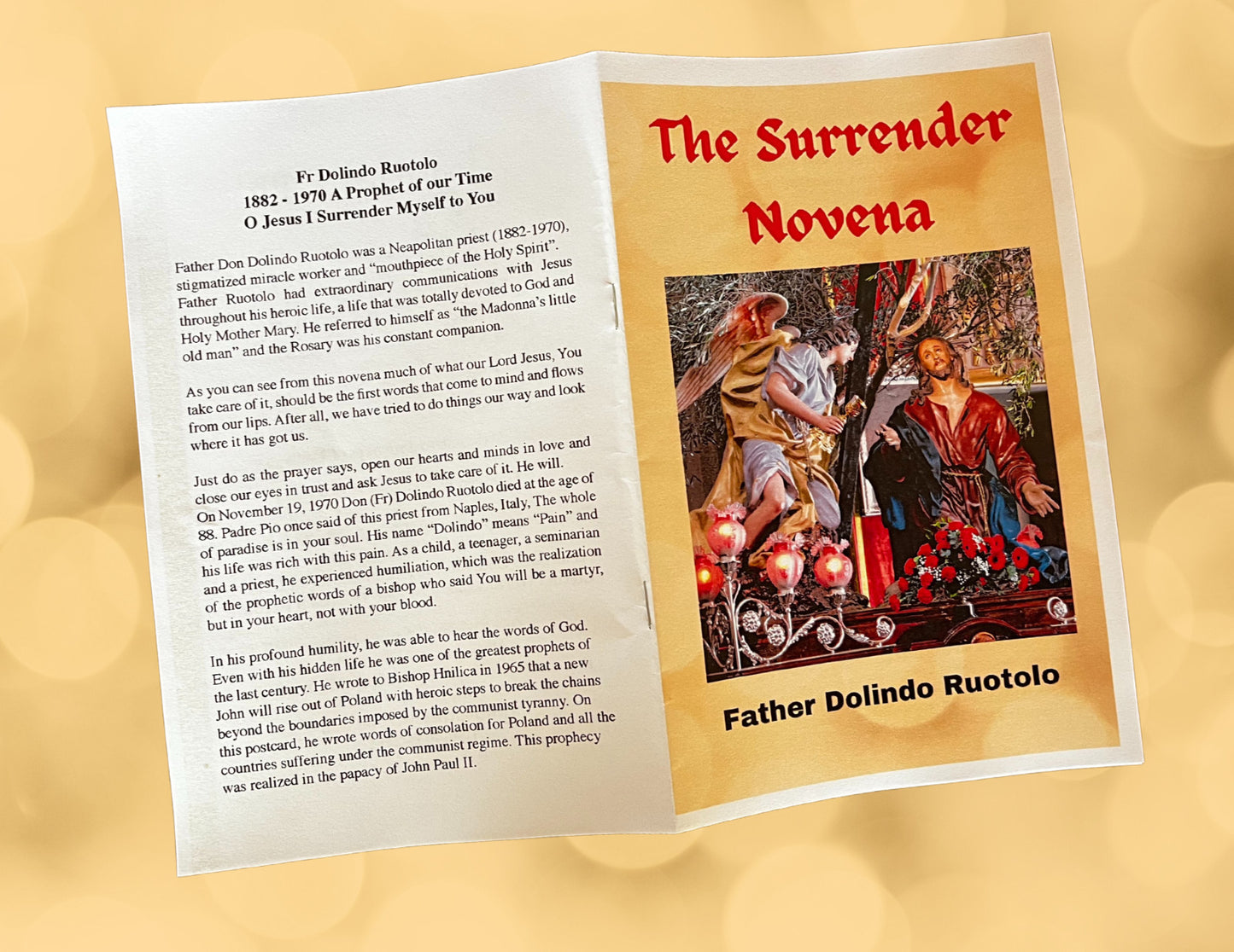 Jesus, I Surrender Myself to you. The Surrender Novena Booklet Fr. Dolindo - Journeys of Faith