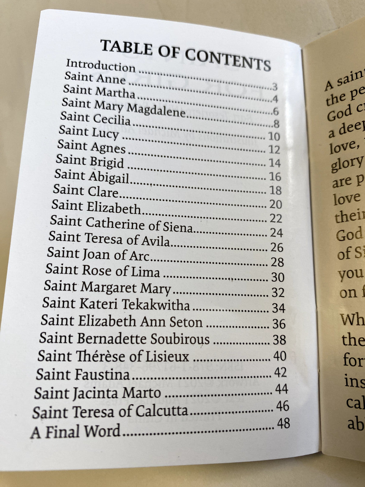 Saints for Girls Pocket Prayer Book, New - Journeys of Faith