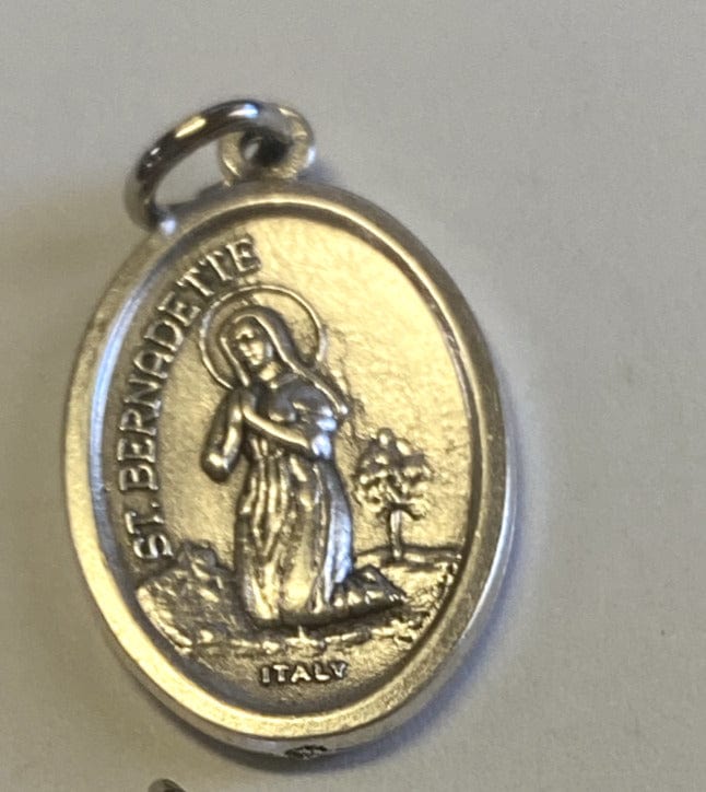 St Bernadette/Our Lady of Lourdes 2 Sided Small Medal, New - Bob and Penny Lord Journeys of Faith