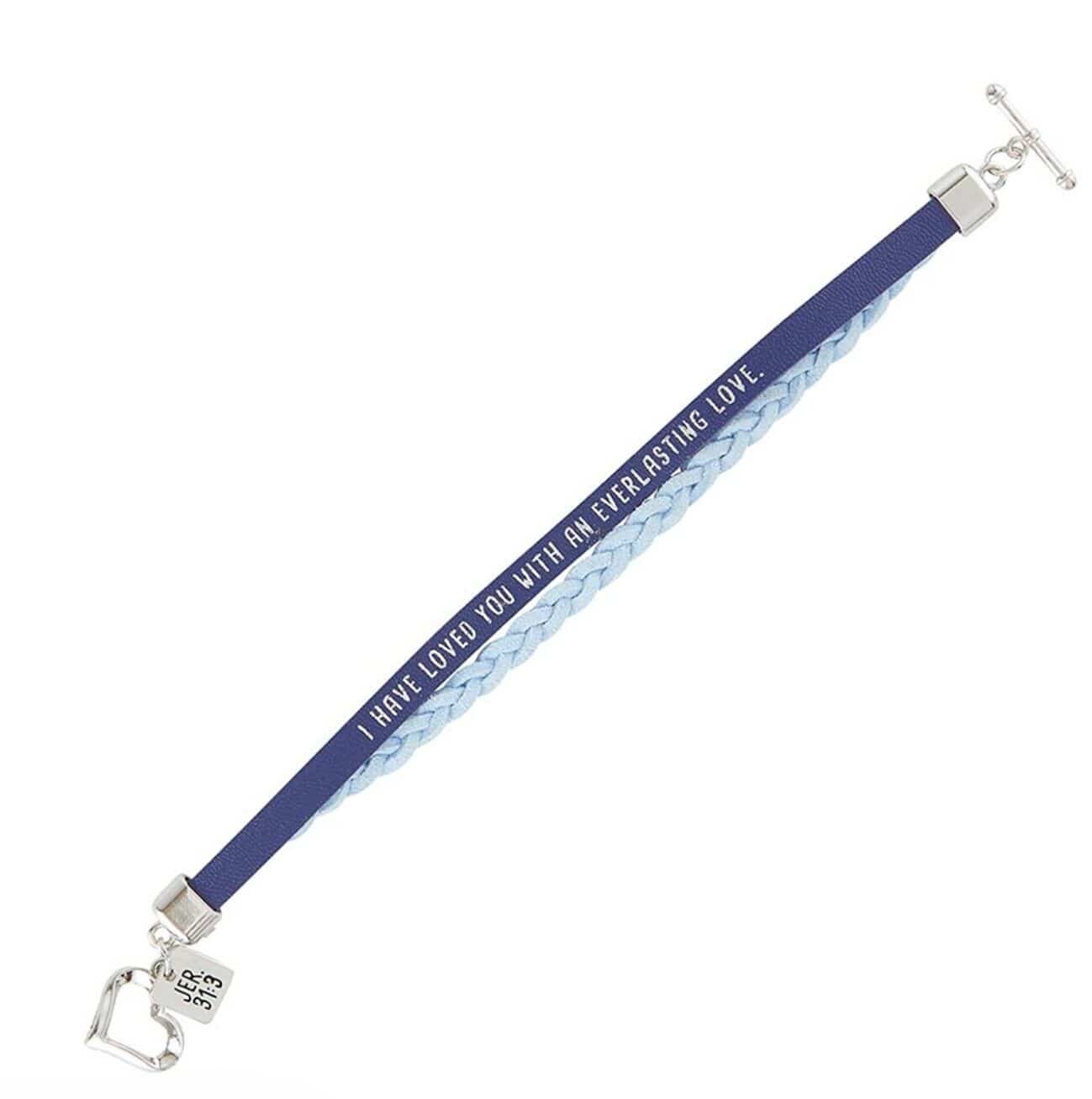 In Love Heart Blue Bracelet, New #MD-082