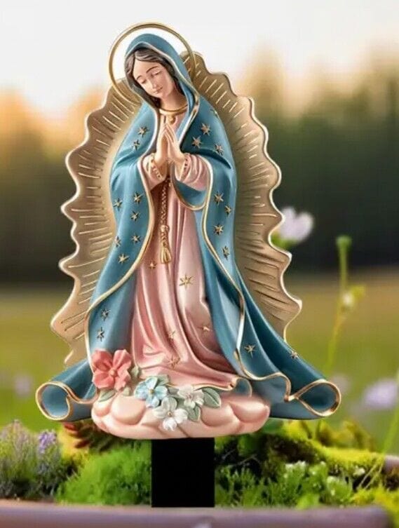 Our Lady of Guadalupe Acrylic Garden Stake, New #ALM-017-R2 - Bob and Penny Lord Journeys of Faith