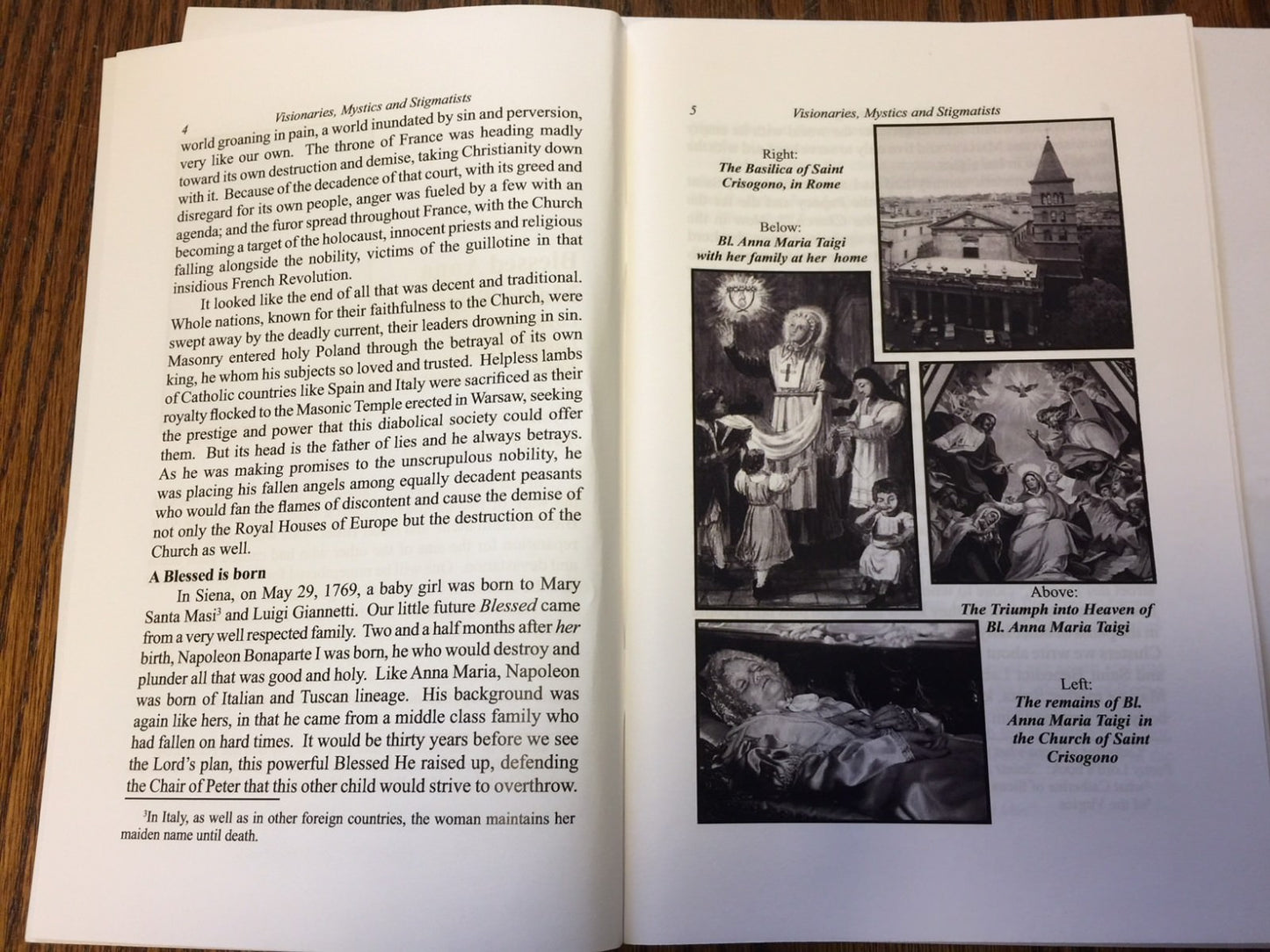 Blessed Anna Marie Taigi Biography by Bob and Penny Lord, New - Journeys of Faith