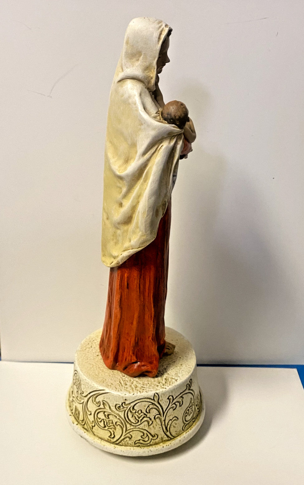 Bl Mother & Child /Titled "Child's Touch" 8.75" Musical Figurine, New #RM-029 - Journeys of Faith