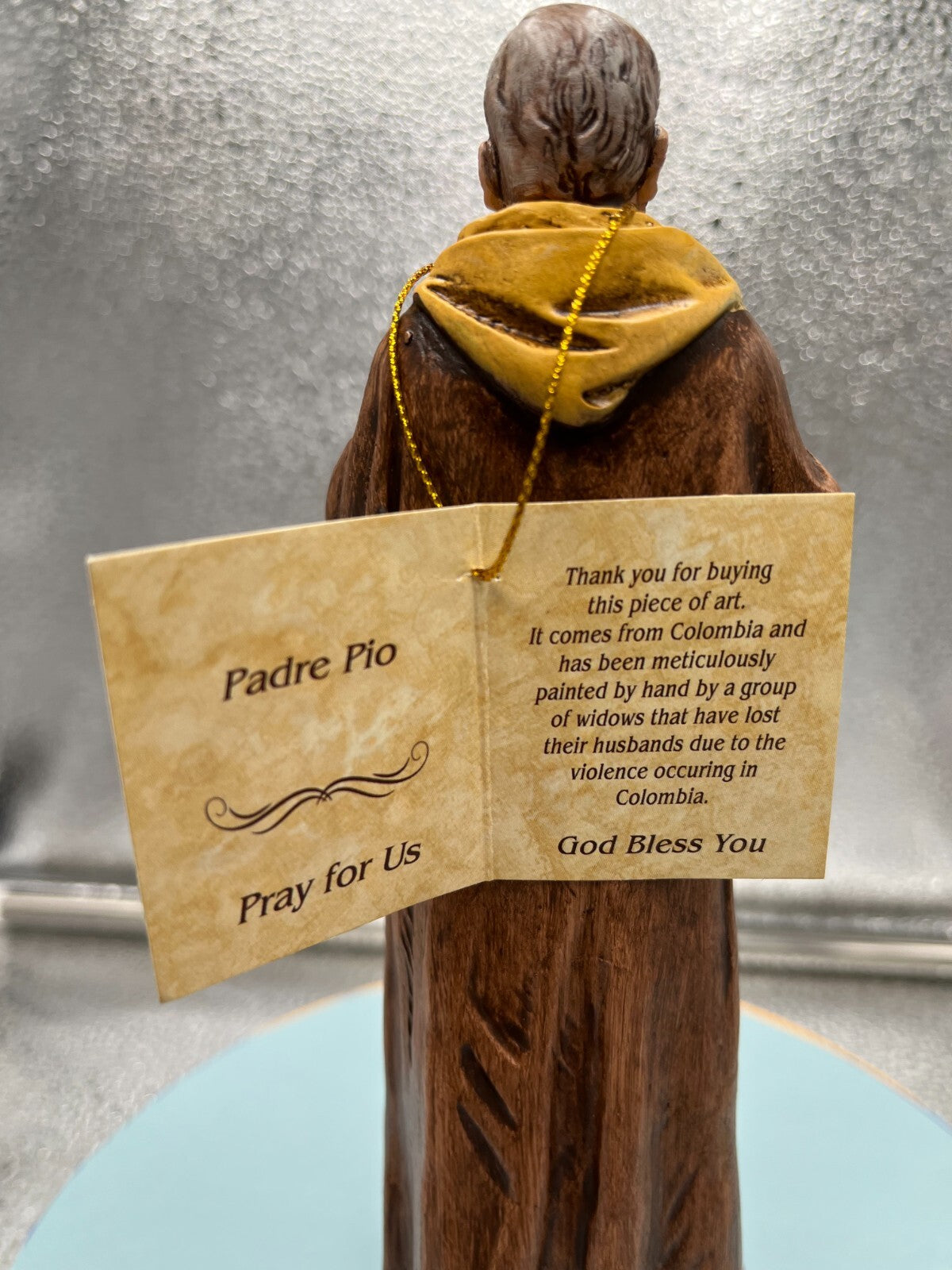 Padre Pio 8 " Statue, New from Colombia L009 - Journeys of Faith