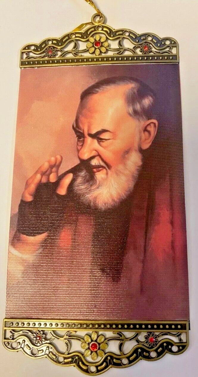 Padre Pio Small Canvas, New #AB-026-3 - Journeys of Faith