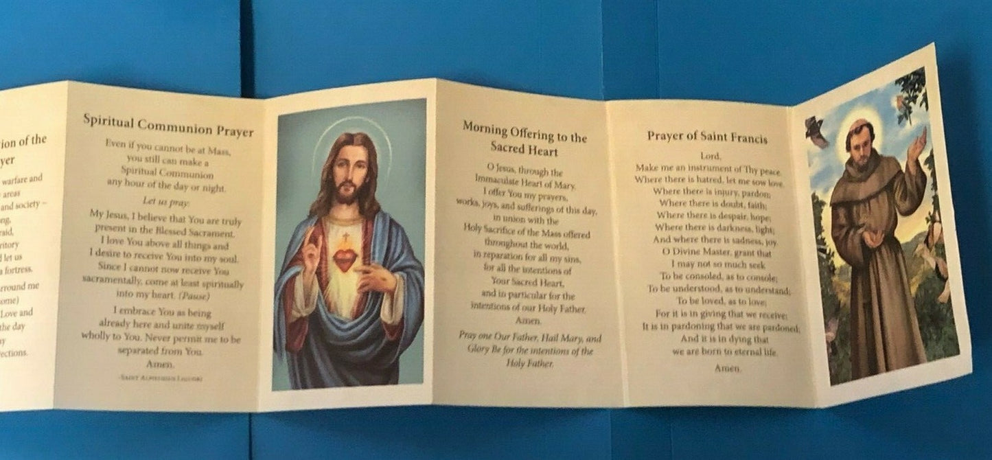 Spiritual Protection Prayer Pocket Folder, New. #PC-18