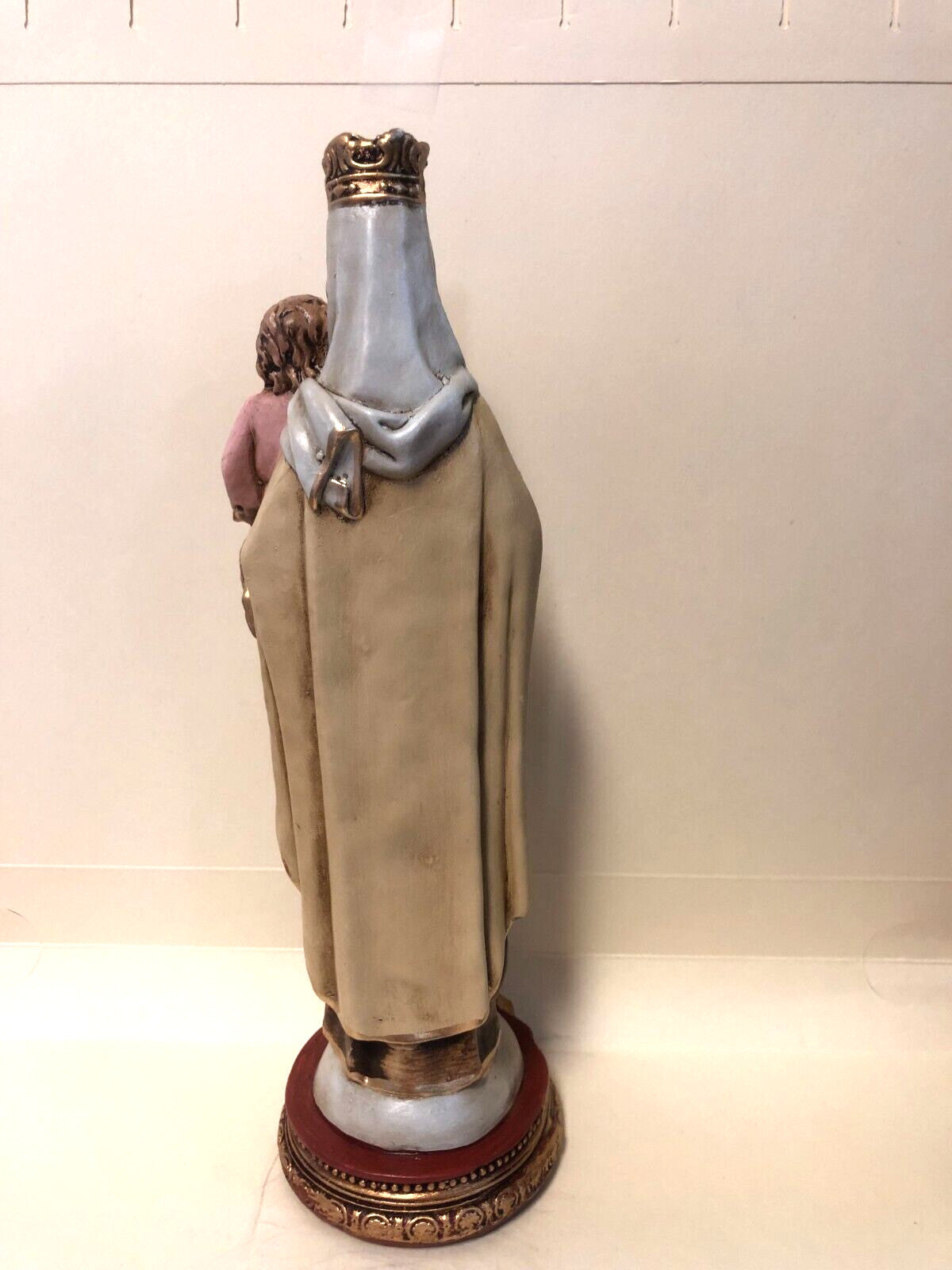 Our Lady of Mount Carmel 9" Statue, New from Colombia #L007