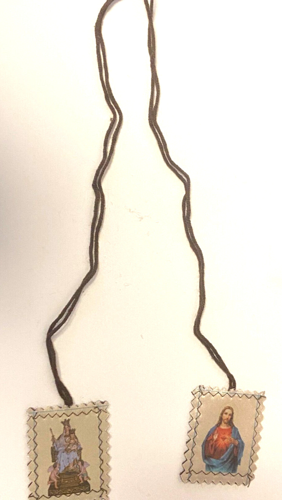 Our Lady of Mount Carmel & Sacred Heart  of Jesus Brown Scapular, New - Journeys of Faith