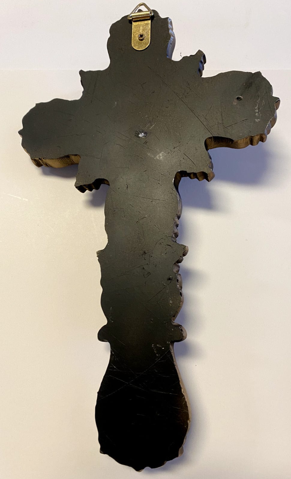 Bronze & Gold Flourish Accent, Wall Crucifix 9", New #AB-132 - Bob and Penny Lord Journeys of Faith