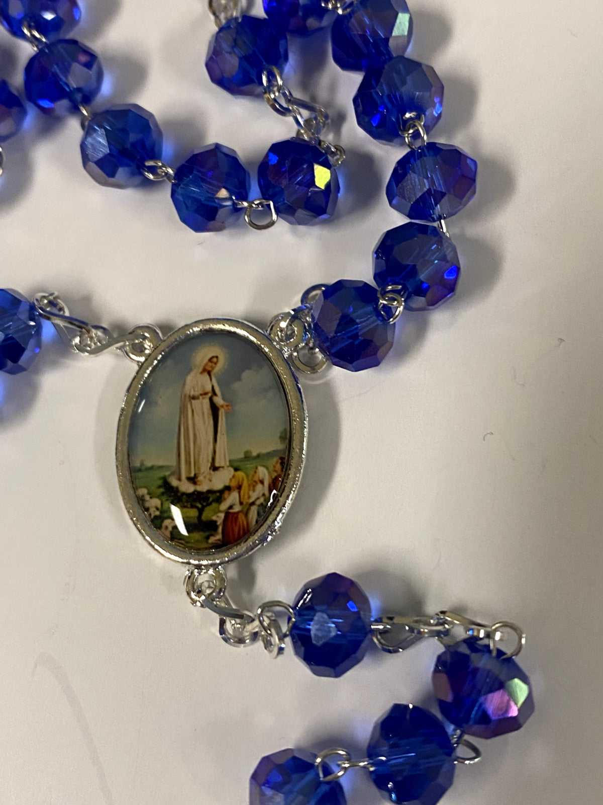 Our Lady of Fatima Handmade Rosary, New from Colombia #L061
