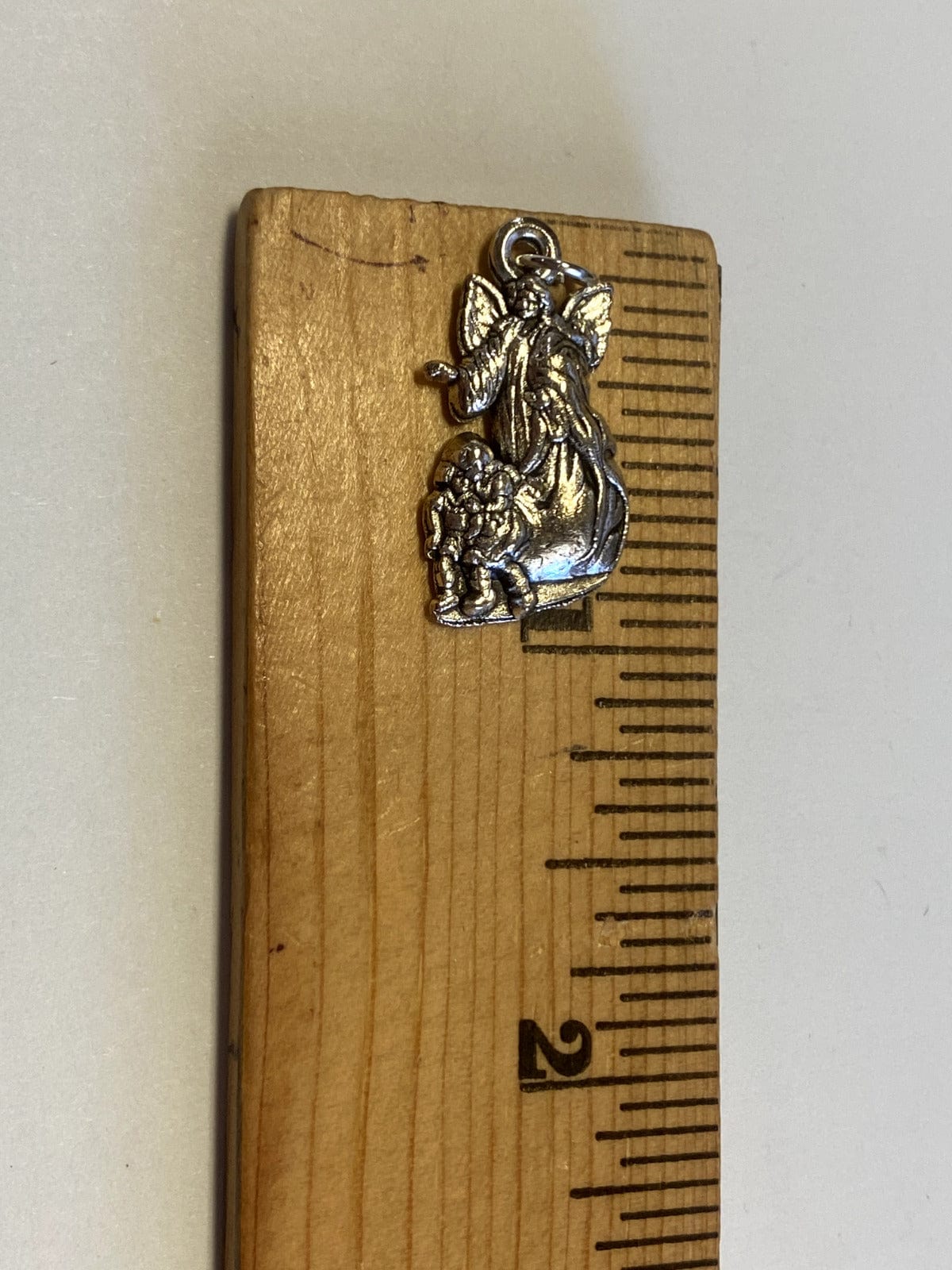 Guardian Angel  7/8" Devotional Charm, New - Bob and Penny Lord