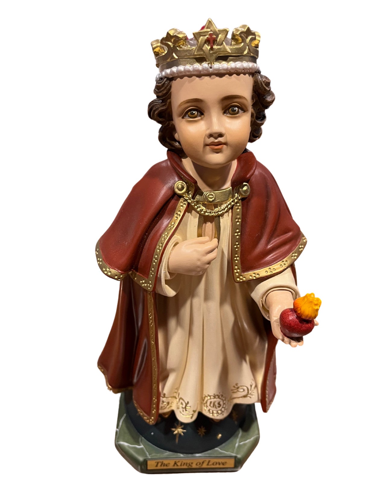 Divine Child Jesus "King of Love" 14" Statue , New from Colombia #F-011 - Journeys of Faith