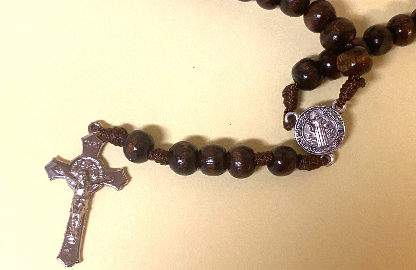 Santo Nino de Atocha Wood Rosary Box with Rosary, New from Colombia L030 - Journeys of Faith