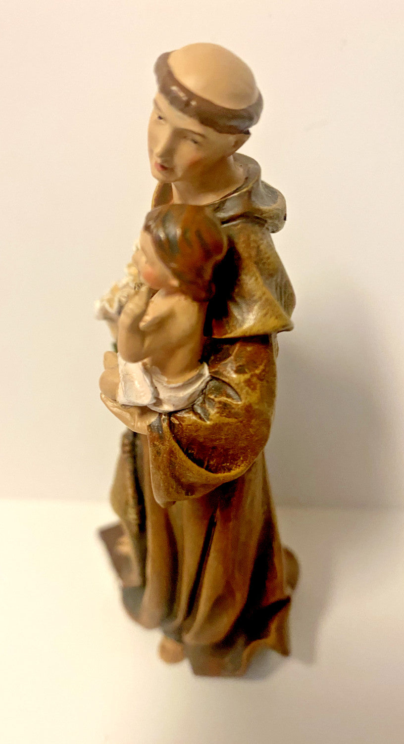 Saint Anthony of Padua Small 4" Statue, New #AB-100 - Journeys of Faith