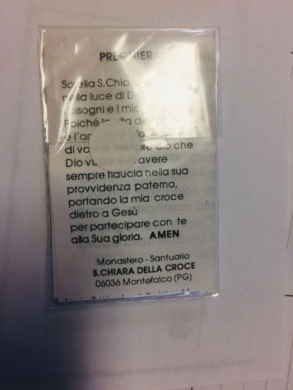 Saint Clare of Montefalco Nuts/Seeds, New from Italy - Bob and Penny Lord Journeys of Faith