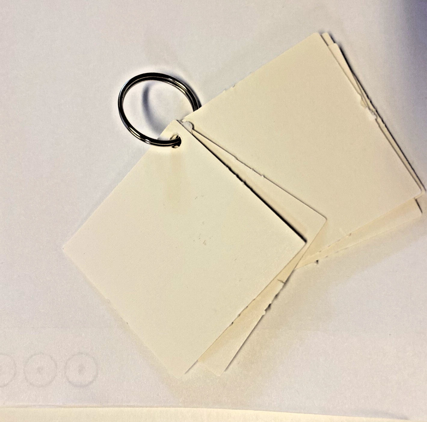 Saints Punch Out cards 2" x 2" on Keychain Ring for Children, New #AB-320-R2 - Journeys of Faith