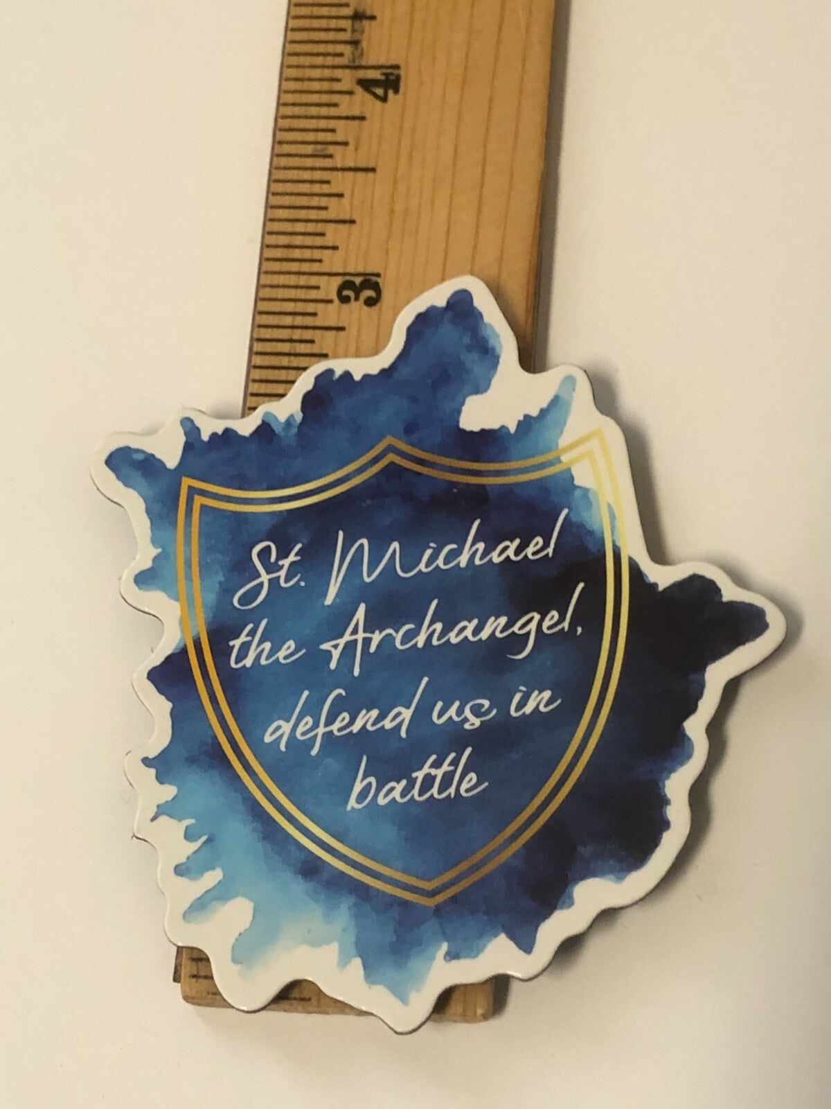 Saint Michael the Archangel Shield Magnet, New - Journeys of Faith