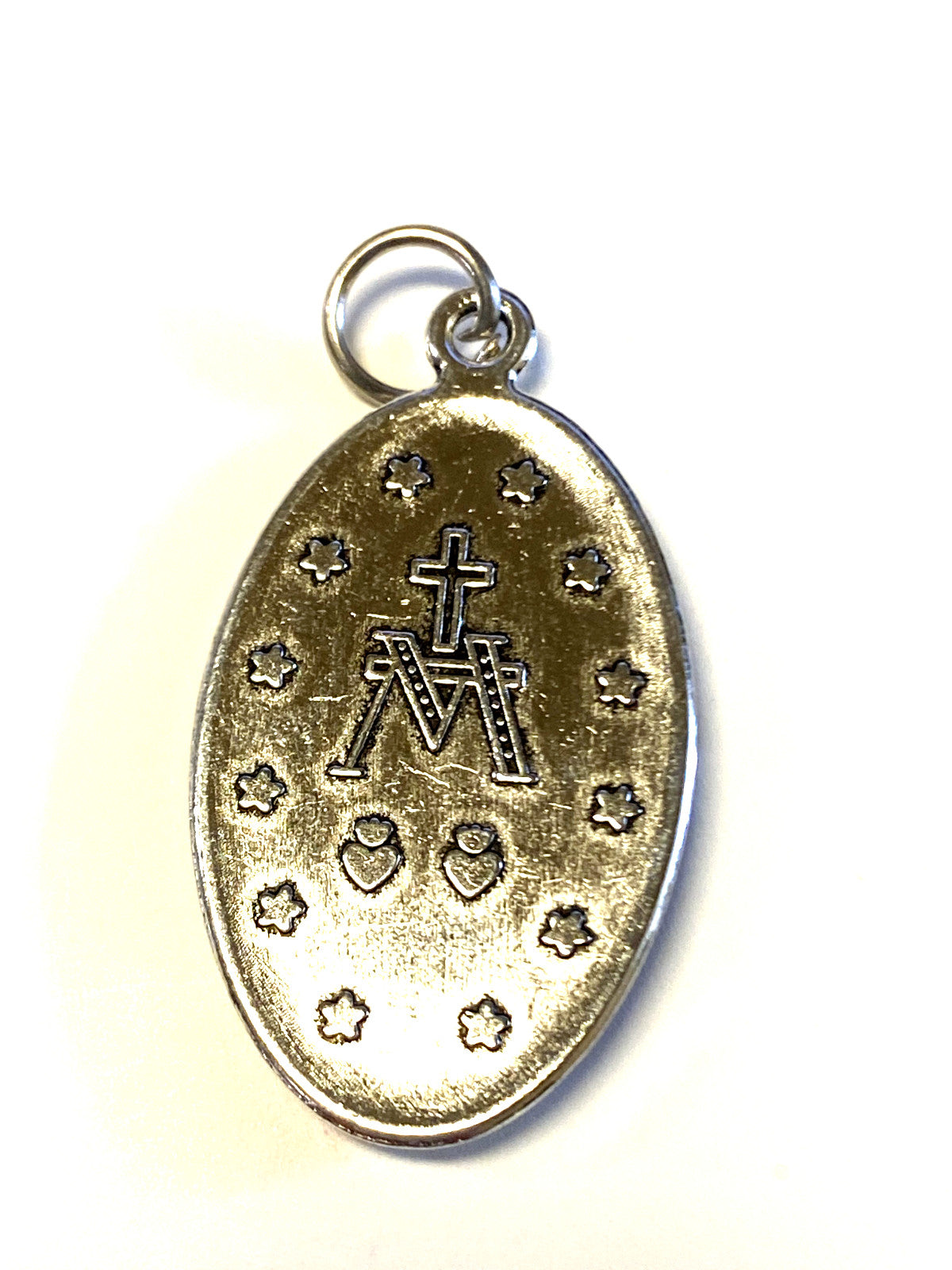 Our Lady of the Miraculous Silver tone Image 1.5" Medal, New from Italy #MD-098 - Journeys of Faith