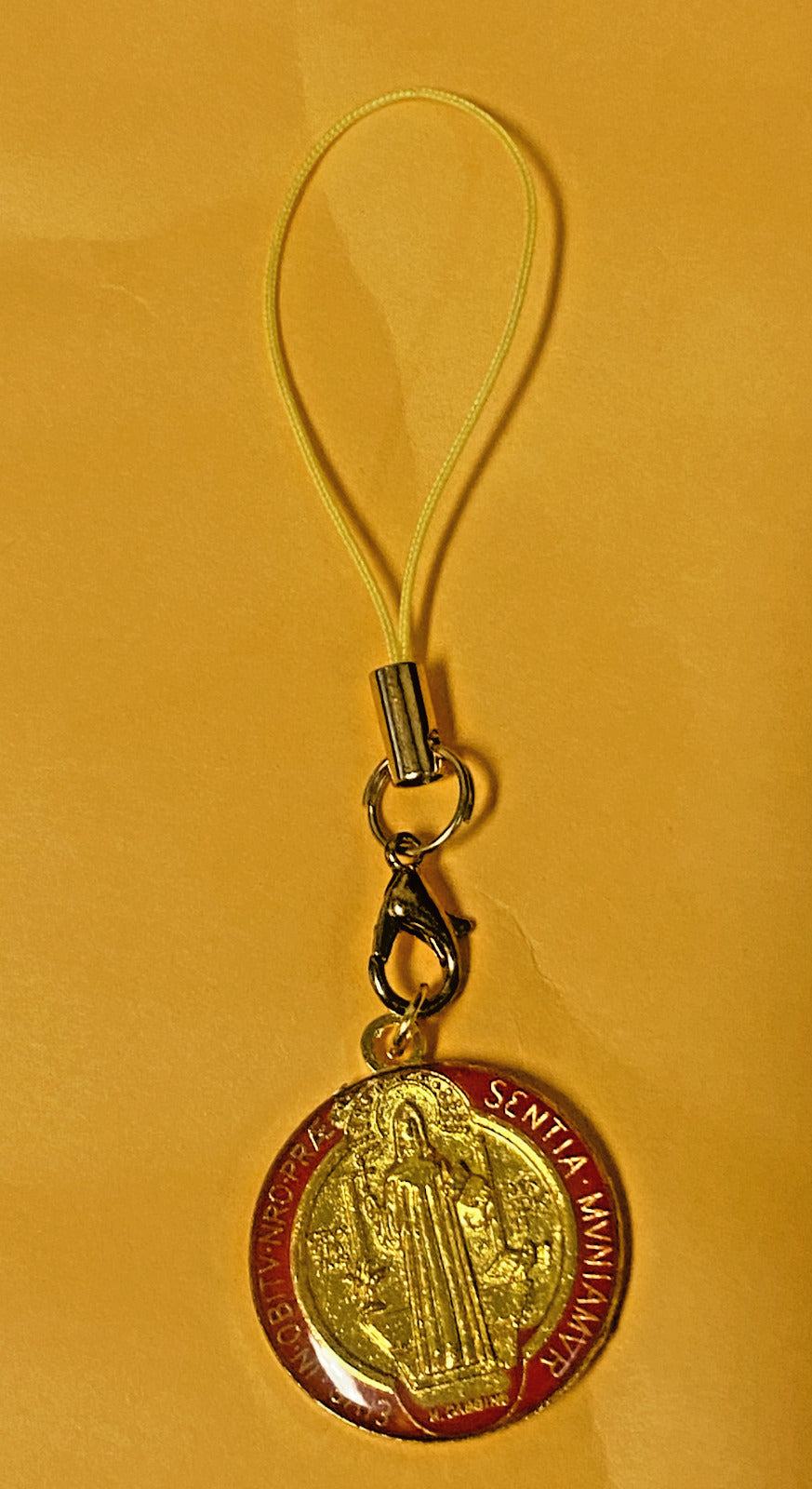 Saint Benedict Medal Phone Charm, New from Japan #GFTSHP - Bob and Penny Lord