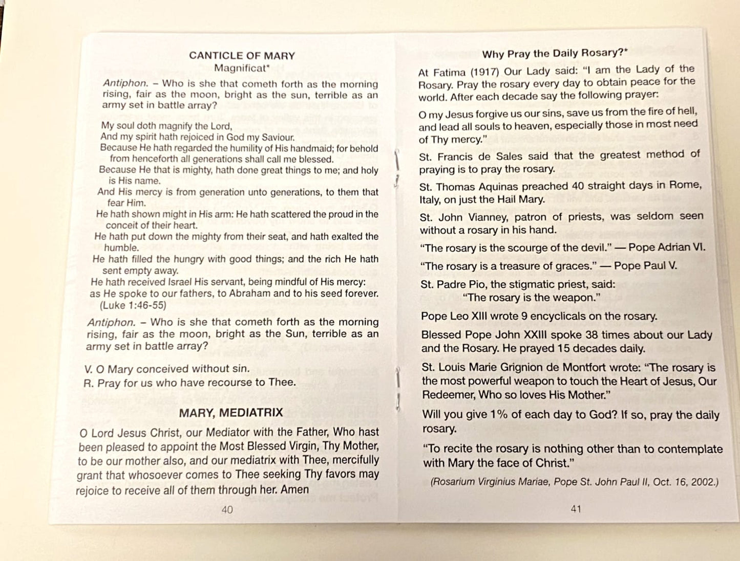The Original Pieta Pocket Prayer Booklet Classic, New Journeys of Faith Collectibles:Religion & Spirituality:Christianity:Other Christian Collectibles