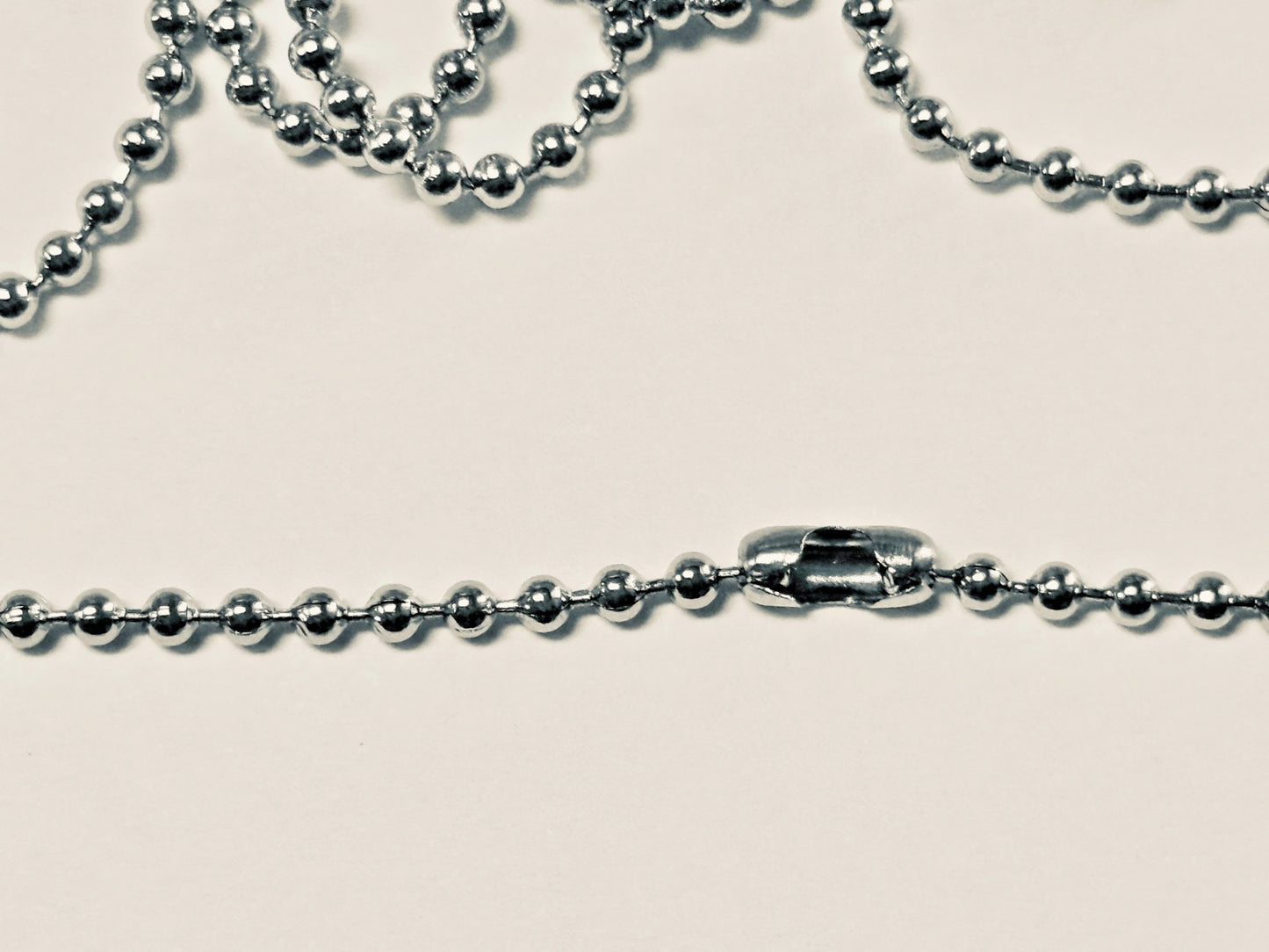 24" Ball Stainless Steel Chain, New #AB-437-R2